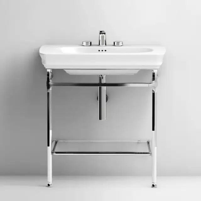 Artceram CIVITAS Структура металлическая 68х49.6см Quadra, полка стекло, напольная, цвет: хром