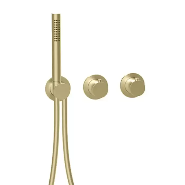 Almar Смеситель для душа, встраиваемый, с ручным душем, на 2-3 источника, цвет: High Brass
