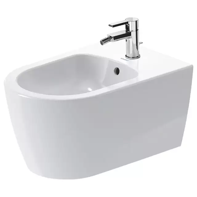 Duravit Me by Starck Биде подвесное 57х37см., с 1 отв. под смеситель, с креплением, цвет: белый