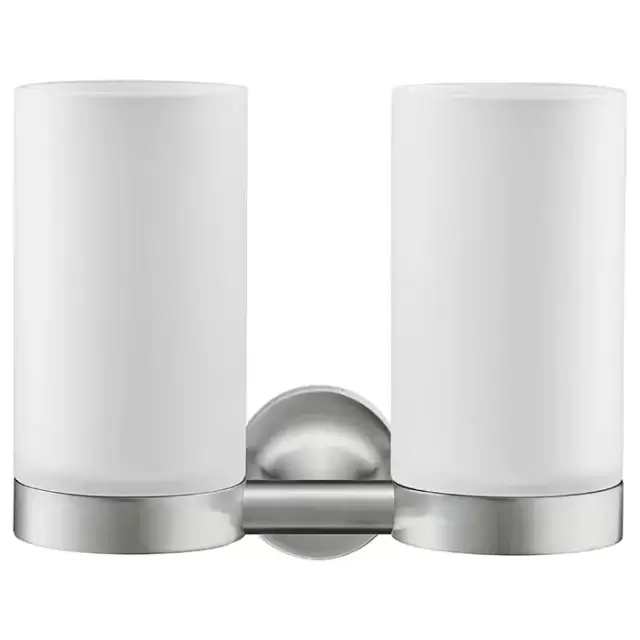 Duravit Starck T Стаканы, подвесные, цвет: Stainless steel Brushed