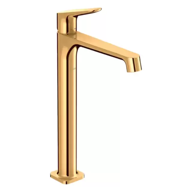 Axor Citterio M Смеситель для раковины, на  1 отв., высокий, цвет: полированное золото
