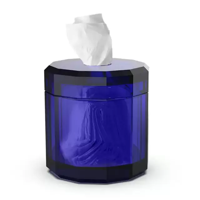 Decor Walther KR KB Kristall Салфетница, настольная, цвет: Capri Blue