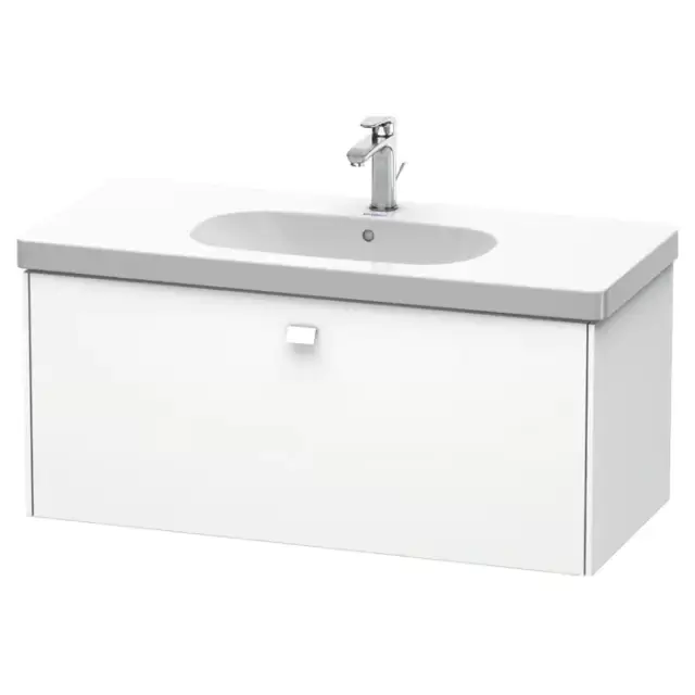 Duravit  Brioso Тумба подвесная 102х46.9х45.2см, с раковиной, с 1 выдвижным ящиком, цвет: белый матовый