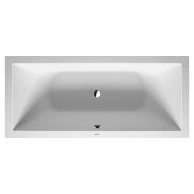 Duravit Vitrium Ванна встраиваемая 180x80cм, с ножками, с2 наклонами для спины, прямоугольная, цвет: белый