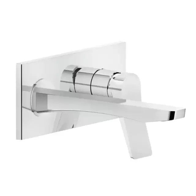 Gessi Rilievo Встраиваемый смеситель для раковины с изливом 215мм, внешние части, цвет: хром