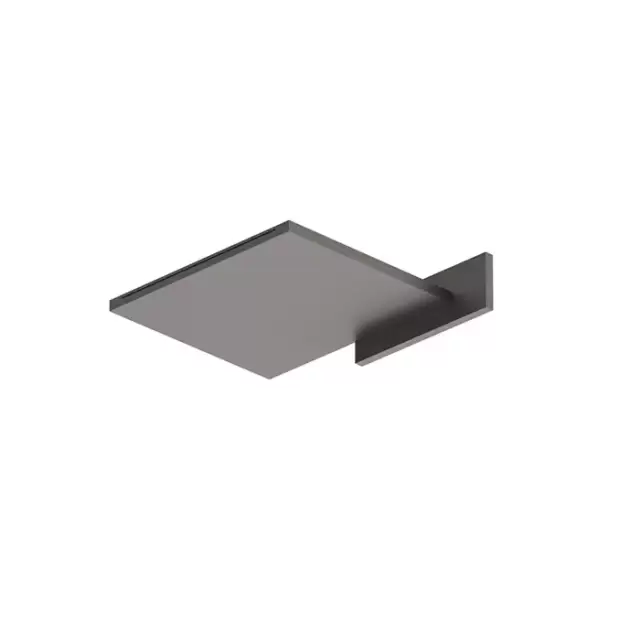 Fantini AK/25 Верхний душ с функцией водопада, настенный, латунь, цвет: Matt Gun Metal PVD