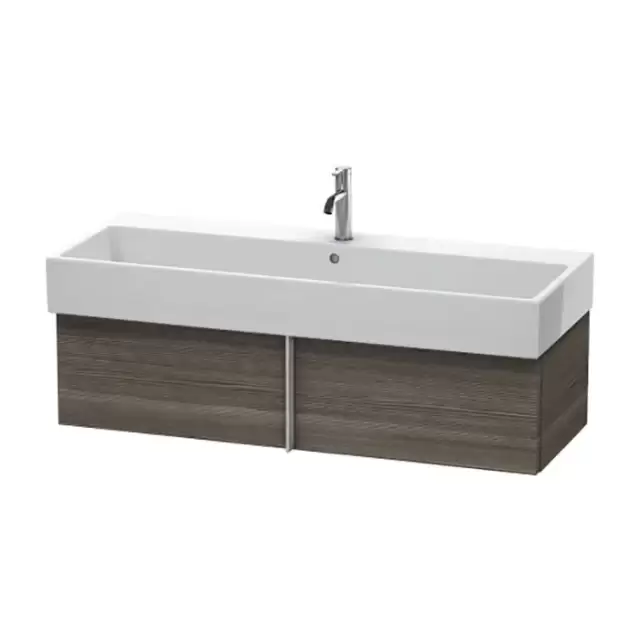 Duravit VA Тумба подвесная, 118.4x43.1х29.8см., с раковиной и 1 выдв. ящиком, цвет: сосона коричневая