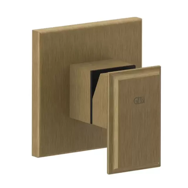 Gessi Eleganza Смеситель для ванны/душа, встраиваемый, цвет: античная бронза