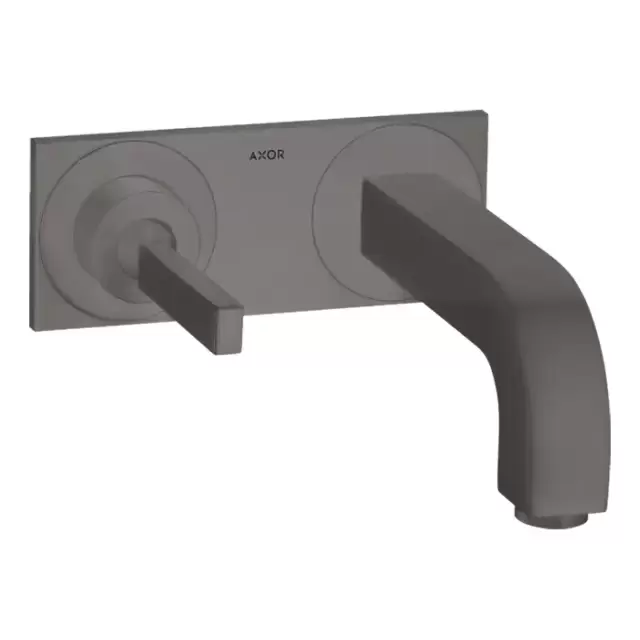 Axor Citterio Смеситель для раковины 160, встраиваемый, излив: 16см., цвет: шлифованный черный хром
