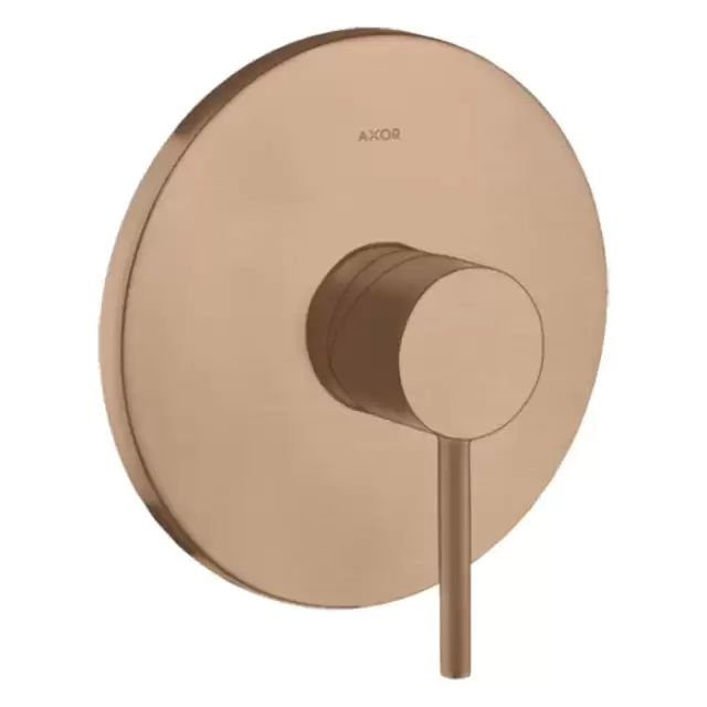 Axor Starck Смеситель для душа, встраиваемый, цвет: шлифованное красное золото