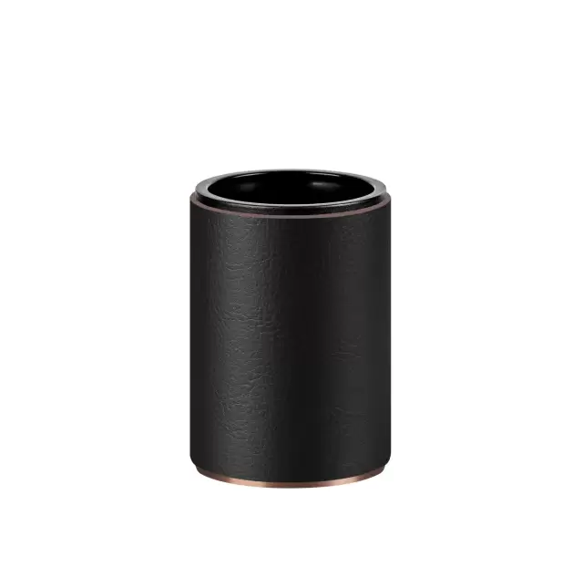 ADJ Стакан для зубных щеток, D7xH10 см., цвет:copper/черный