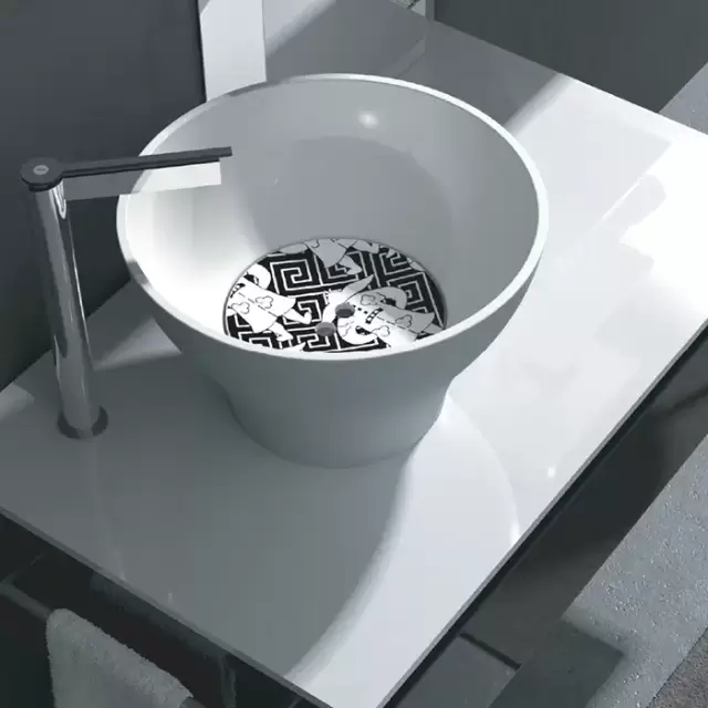 Kerasan Deco Hurricane Раковина 40x23 см, без отв., цвет: белый