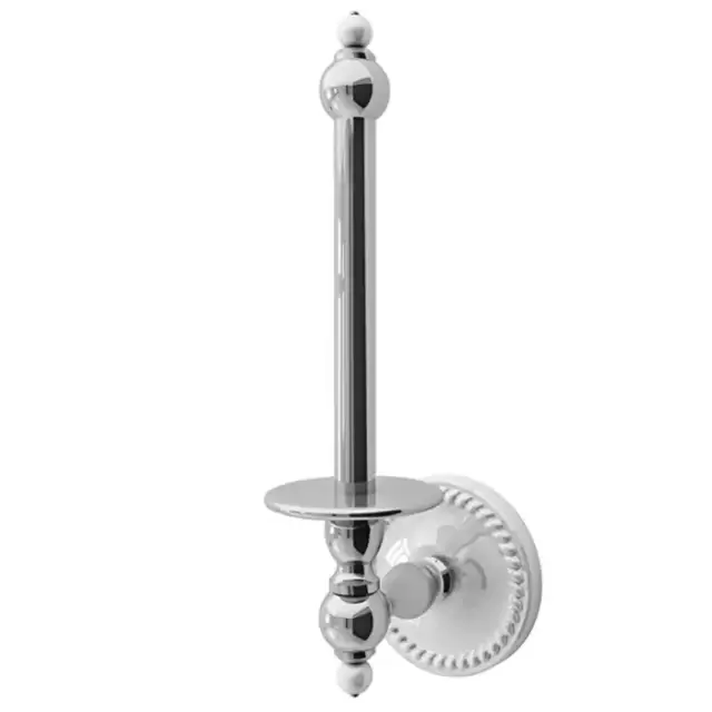 Devon&Devon Dorothy Держатель запасного рулона бумаги подвесной, цвет: хром/белый