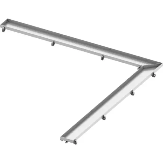 TECEdrainlinе Лоток угловой "plate", 900х900 мм, нерж. сталь, полированный