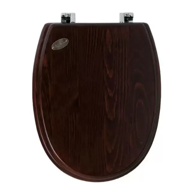 SIMAS Arcade Сиденье для унитаза, цвет дерево/хром