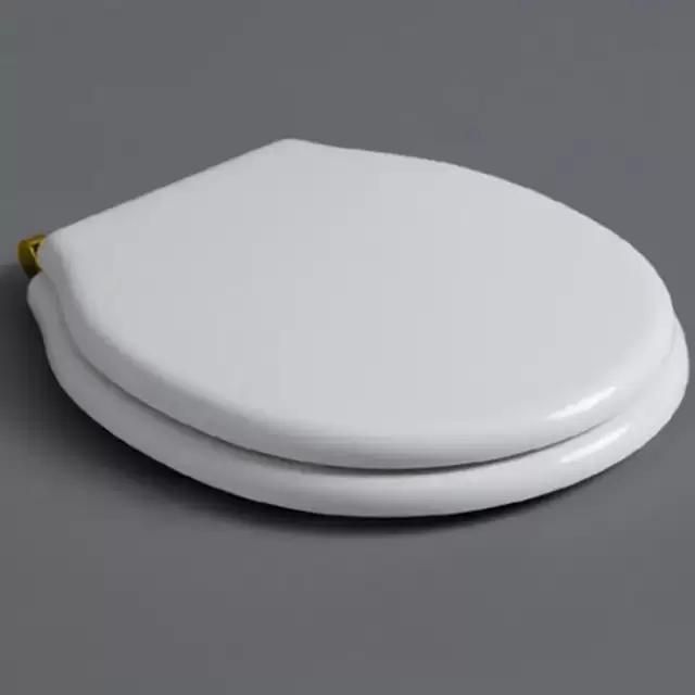 SIMAS Londra Сиденье для подвесного унитаза, цвет: белый/золото