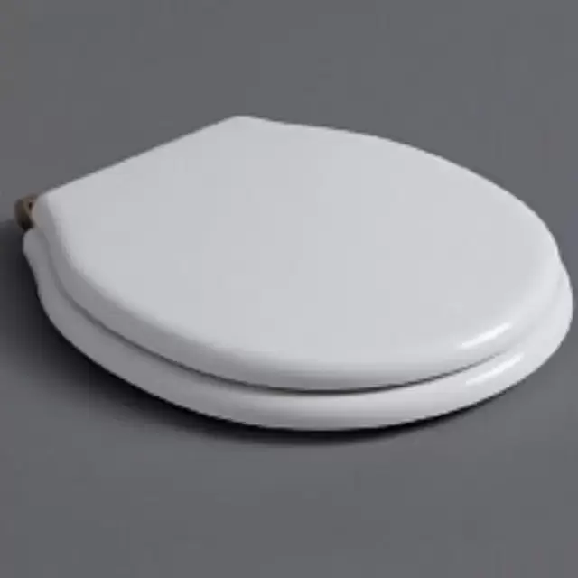 SIMAS Londra Сиденье для подвесного унитаза, с микролифтом, цвет: белый/бронза