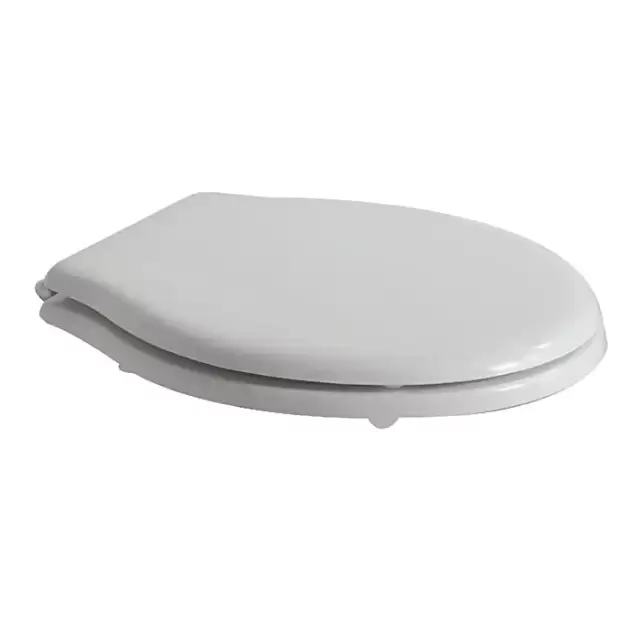 Globo Paestum Сиденье для унитаза, полиэстр, цвет: белый/хром