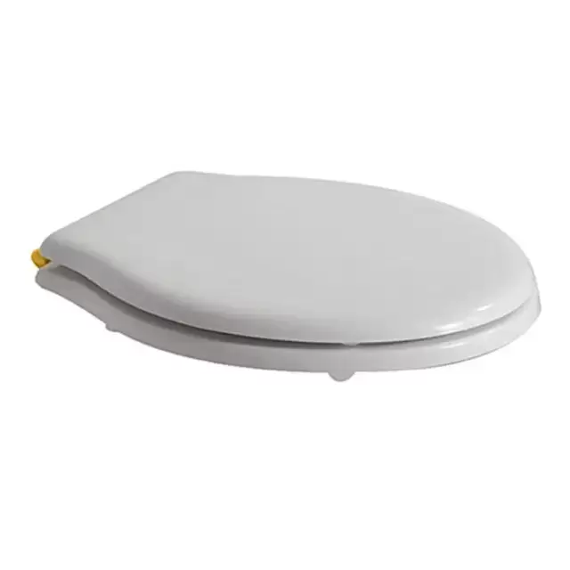 Globo Paestum Сиденье для унитаза, микролифт, цвет: белый/золото