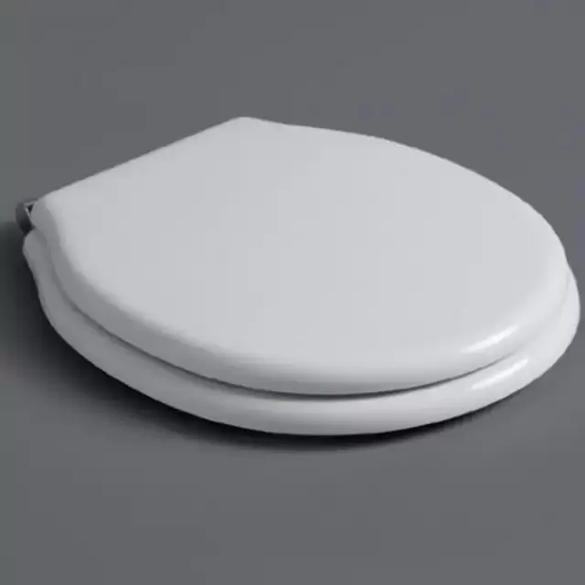 SIMAS Londra Сиденье для напольного унитаза, с микролифтом, цвет: белый/хром