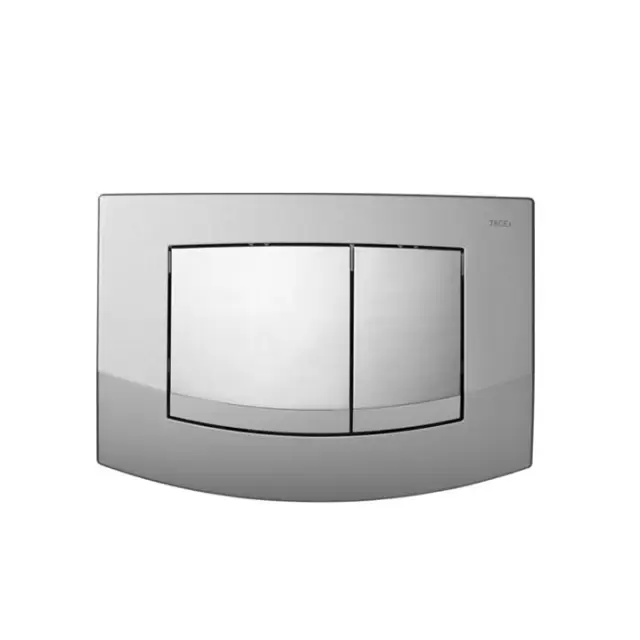 TECEambia Панель смыва с двумя клавишами, цвет: хром матовый/хром глянцевый