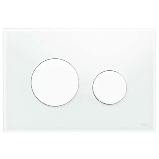 TECEloop Панель смыва, стекло белое, клавиши белые