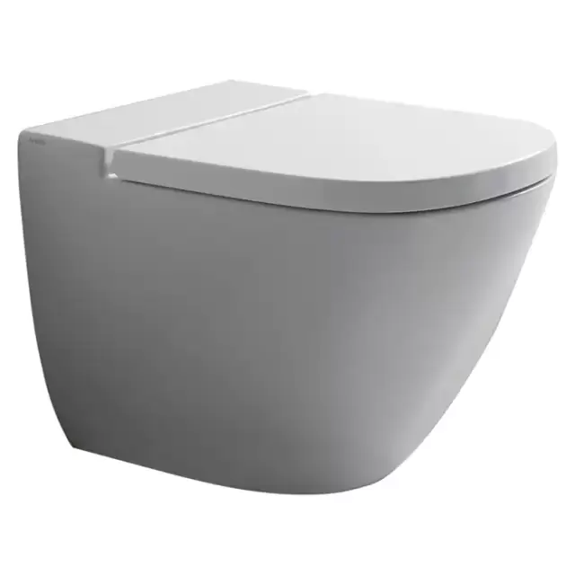 Globo Stockholm Унитаз напольный пристенный 58х37х42см, слив универсальный, цвет: белый