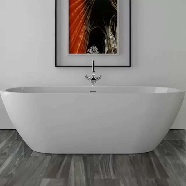 Knief Form Ванна отдельностоящая 190х90х60см, цвет: белый  со сливом 0100-091-06