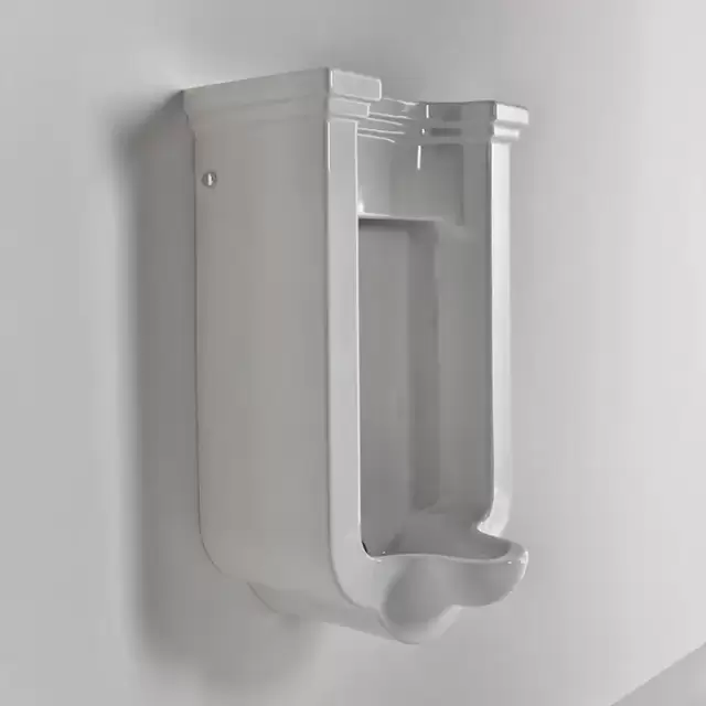 Kerasan Waldorf Писсуар подвесной с сифоном и компектом крепежей, цвет: белый