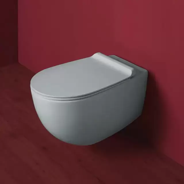 Simas Vignoni Унитаз подвесной безободковый 56x36.5см, цвет: tela matt